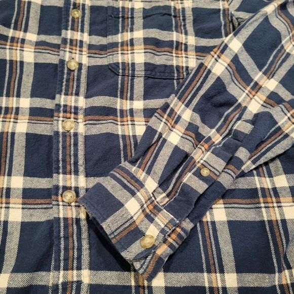 Gap Heavy Weight Standard Fit Flannel Button Up Shirt Men's Size Small - Picture 2 of 6
